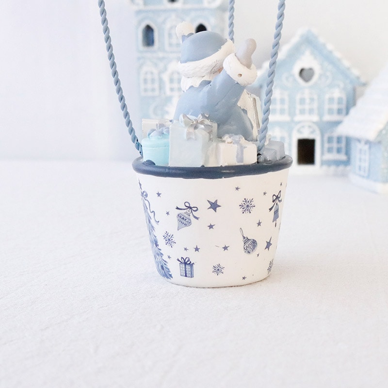 ウインターブルーエアーバルーンオーナメント