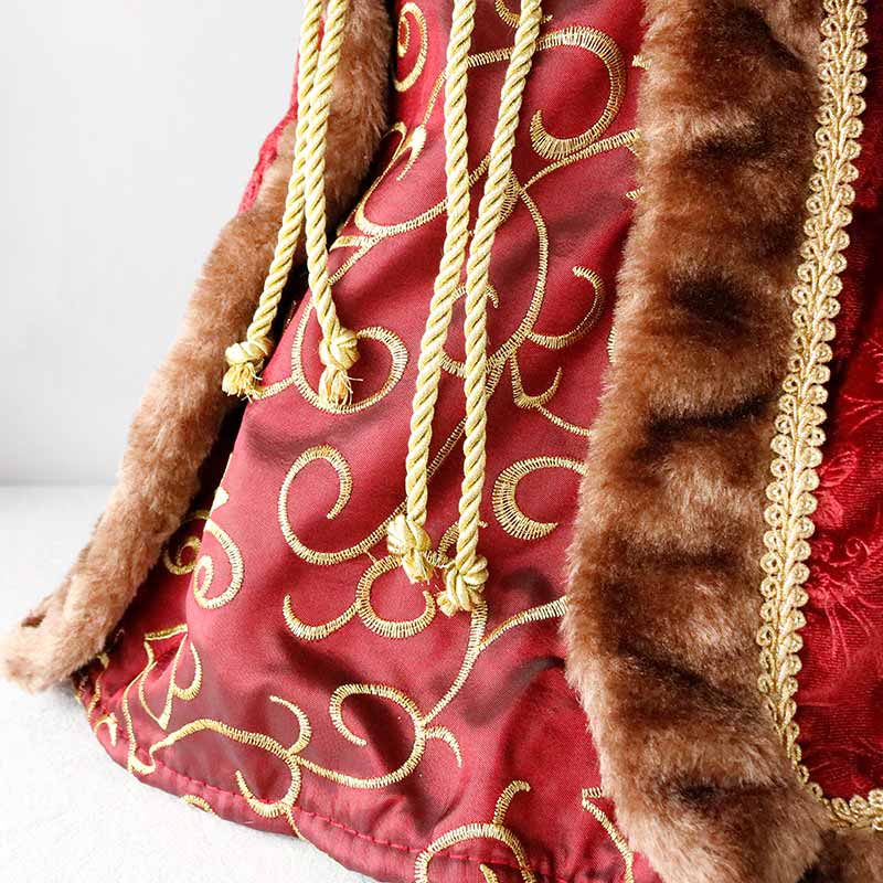 ツリートップサンタフィギュアバーガンディ