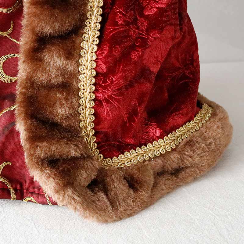 ツリートップサンタフィギュアバーガンディ