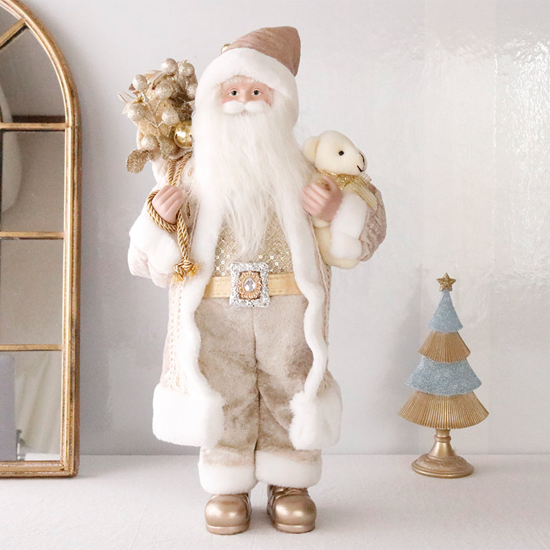 サンタフィギュアクリームベアー