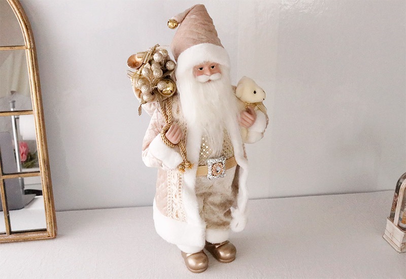 サンタフィギュアクリームベアー