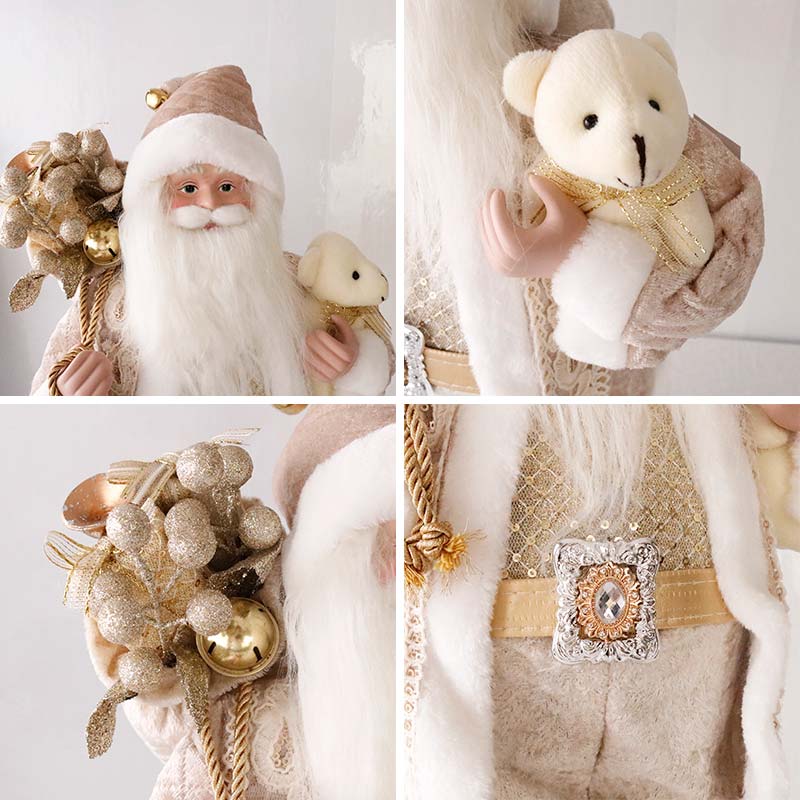 サンタフィギュアクリームベアー