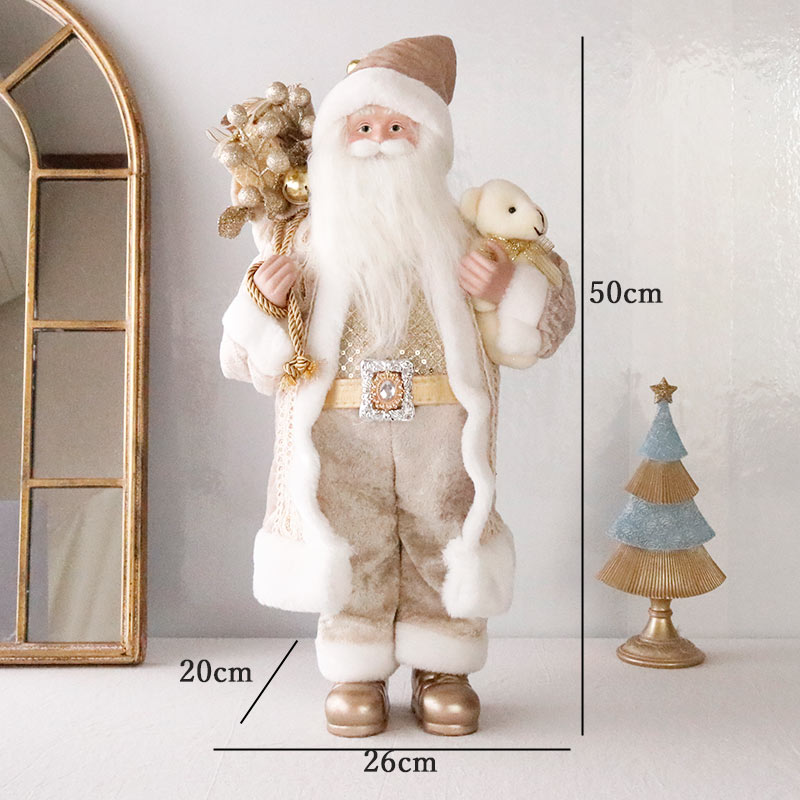 サンタフィギュアクリームベアー