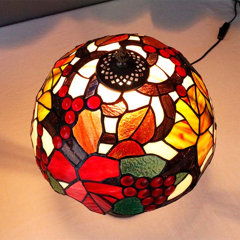 ステンドランプ ブドウ