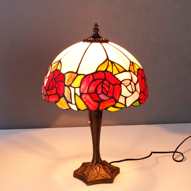 ステンドランプ バラ