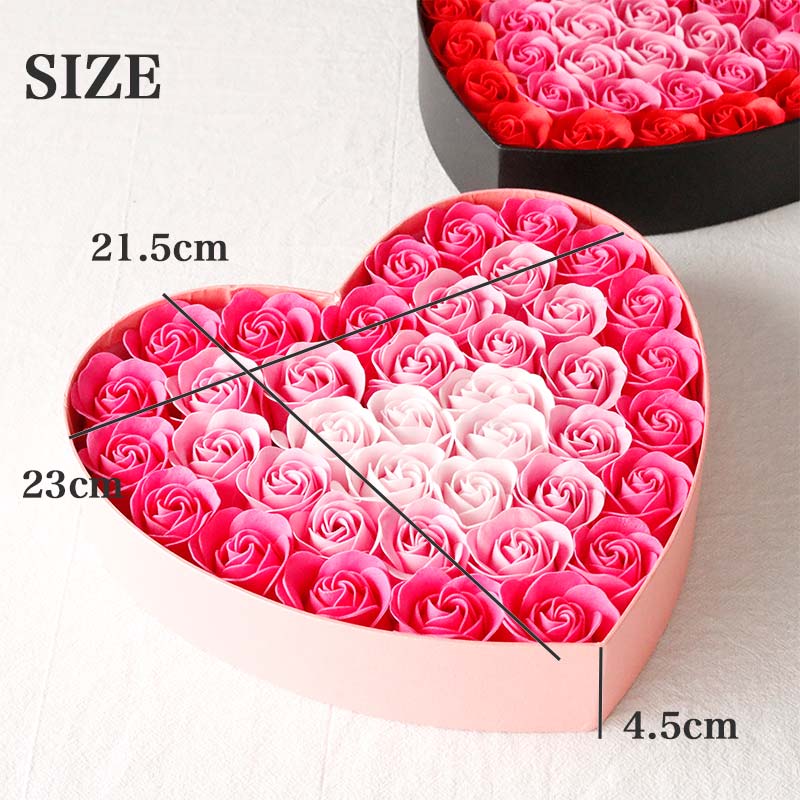 ソープフラワー ハートボックス