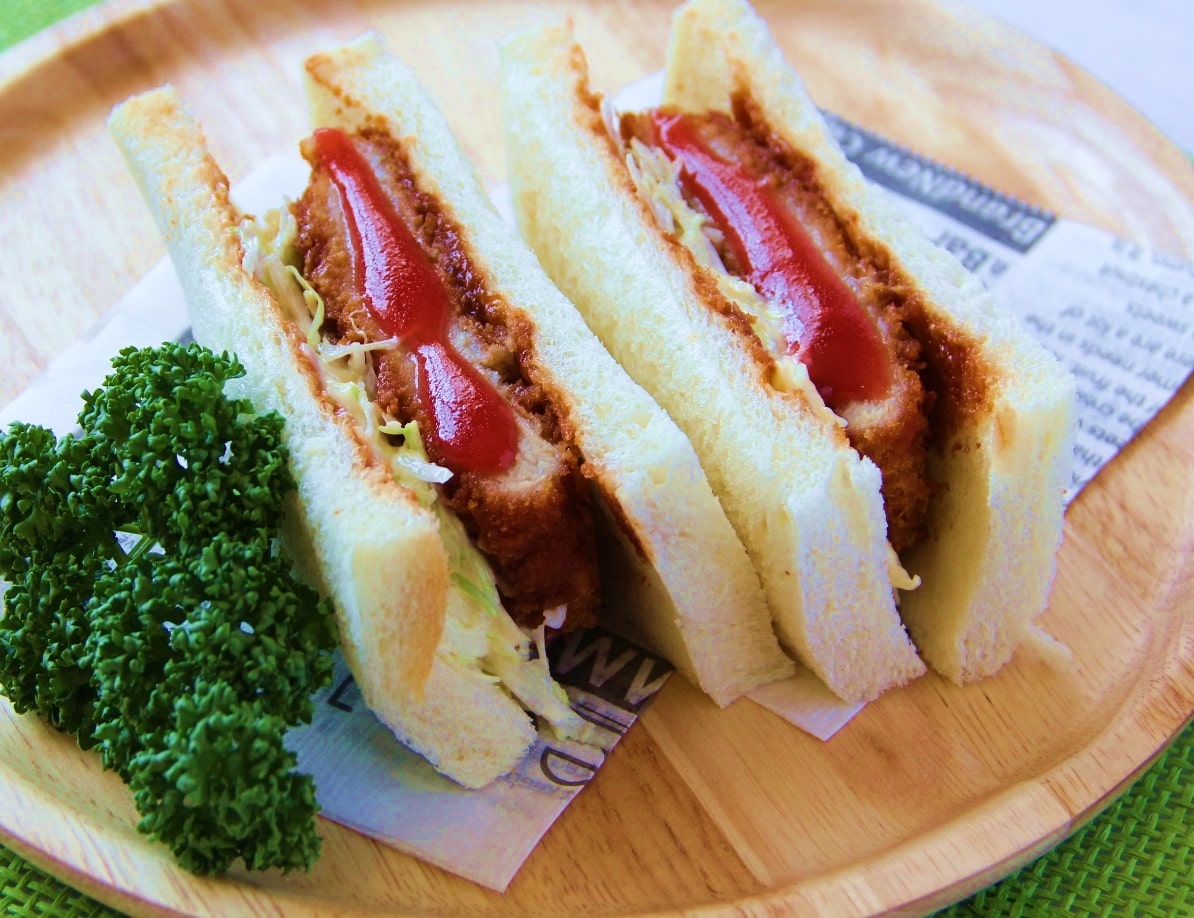 梅しそ豚ロースカツサンド