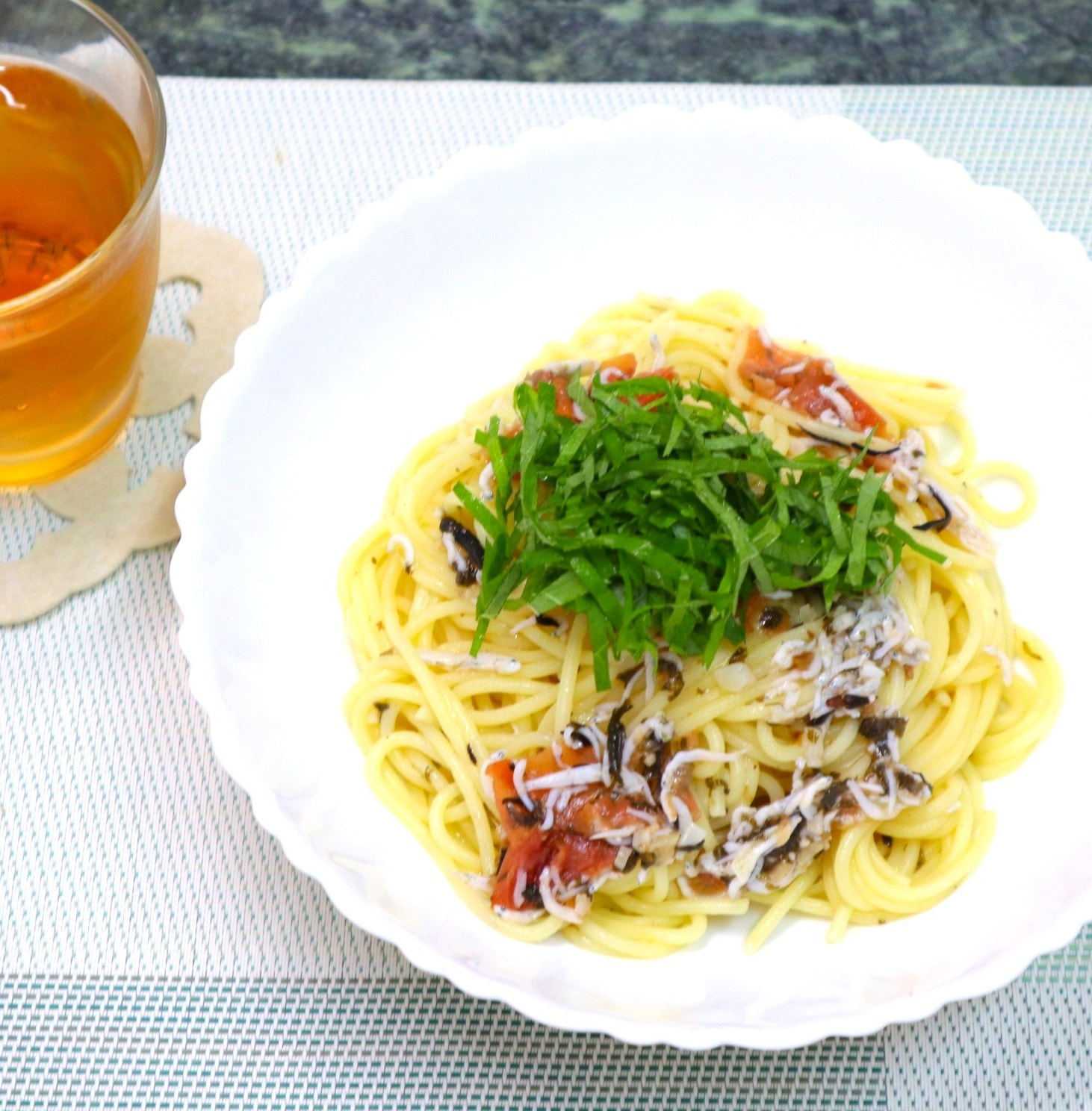 梅ひじきパスタ