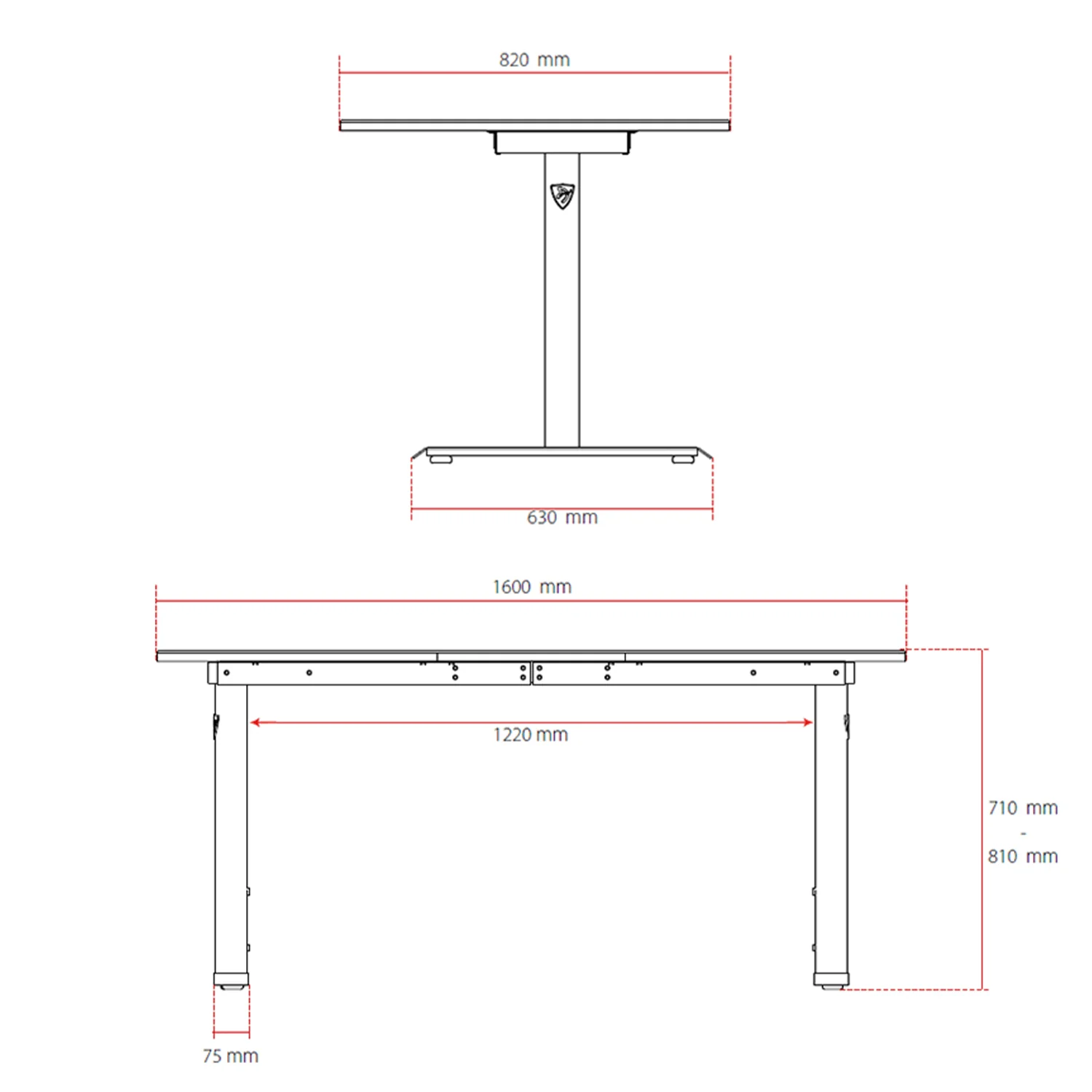 Arozzi Arena Gaming Desk Ǻ