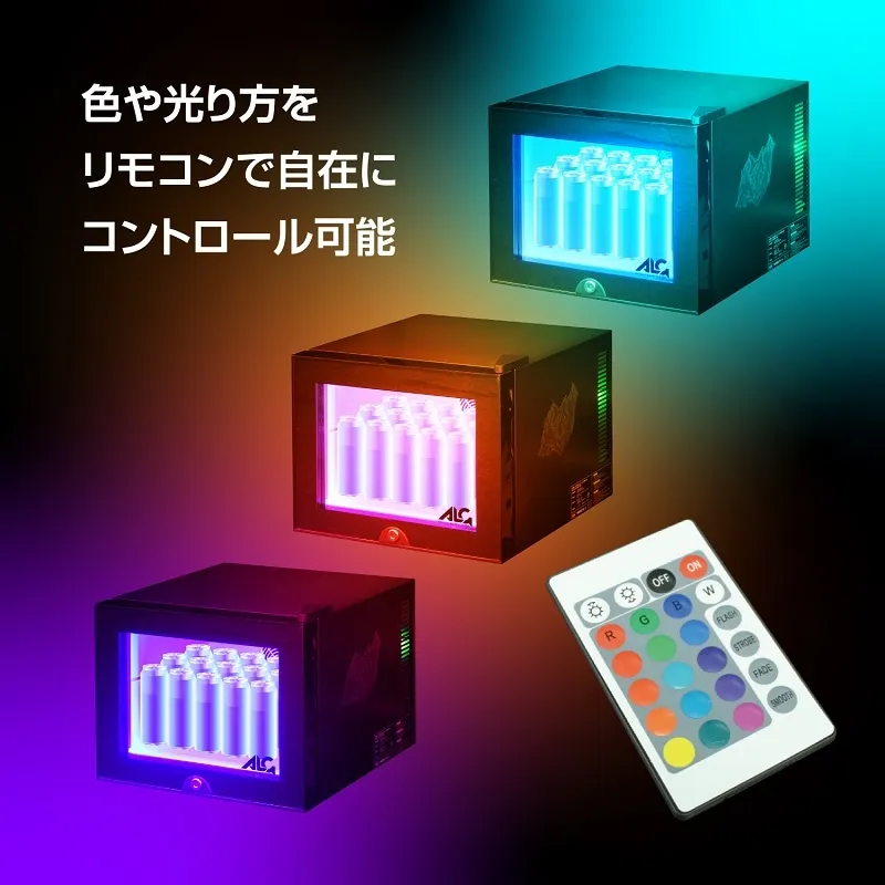 LED内蔵 ミニゲーミング冷蔵庫 20L商品詳細画像3