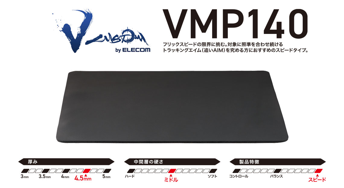 ELECOM MP-VMP140BK Ǻ