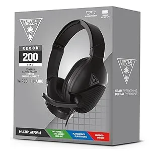 TURTLE BEACH ゲーミングヘッドセット Recon 200 Gen2 ブラック/ホワイト