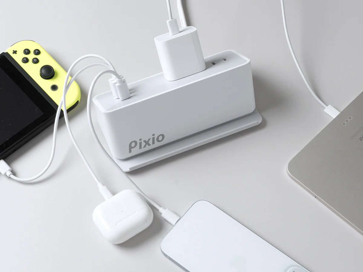 Pixio AC&USB TAP COMPACT White Ǻ