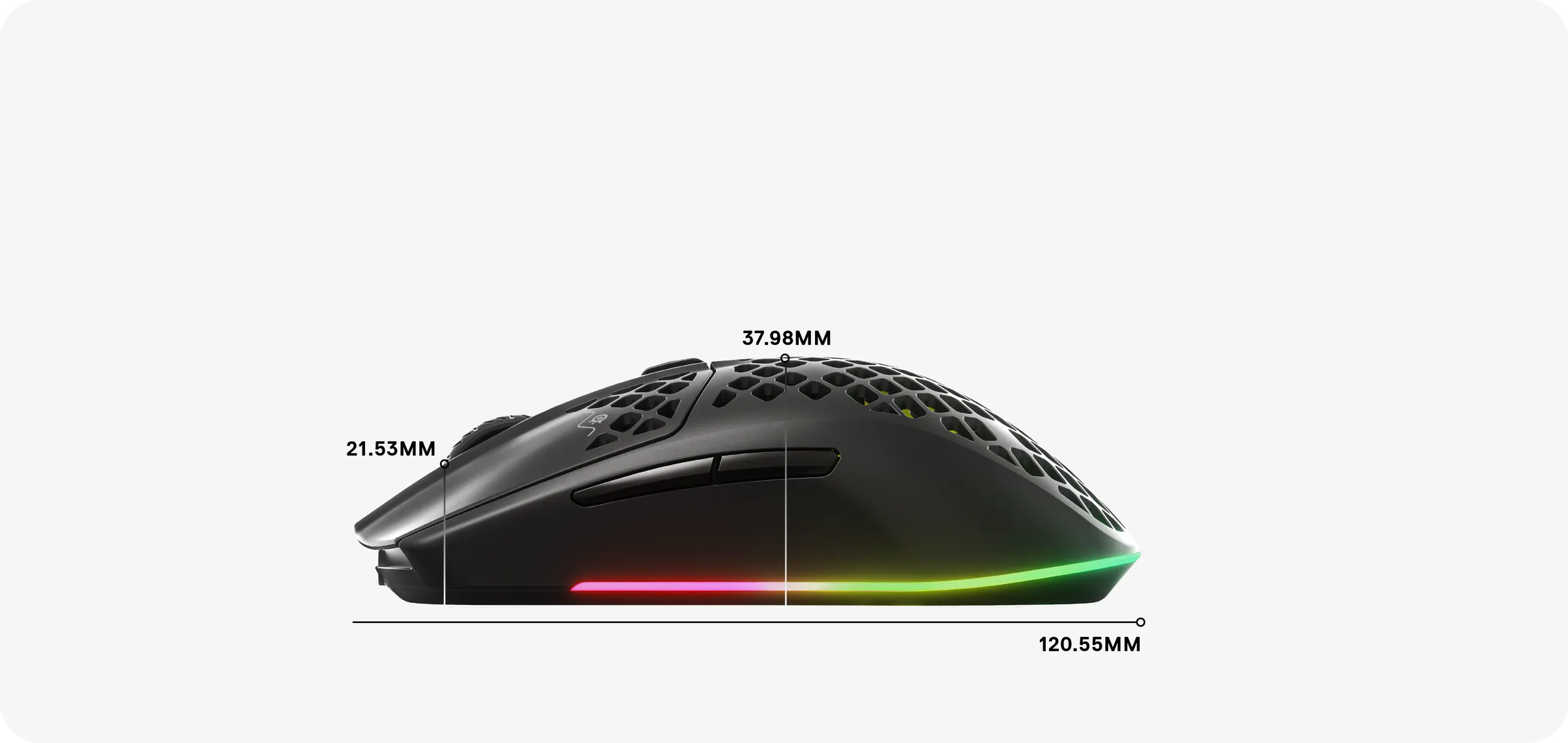 SteelSeries Aerox 3 Wireless Onyx Ǻ