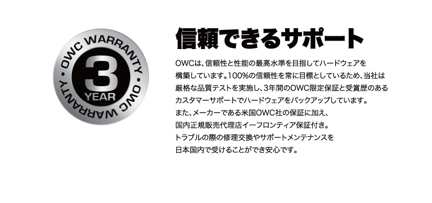 国内正規品】 OWC Mercury Elite Pro Dual with 3-Port Hub （OWC