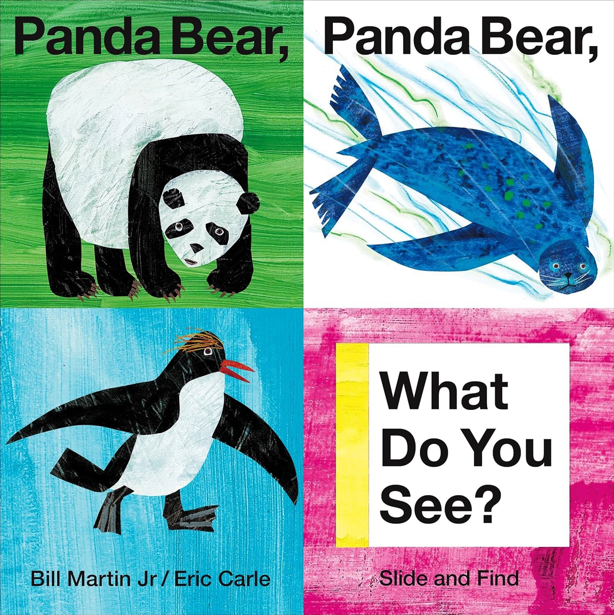 スライドしかけ絵本 Panda Bear, Panda Bear, What Do You See?