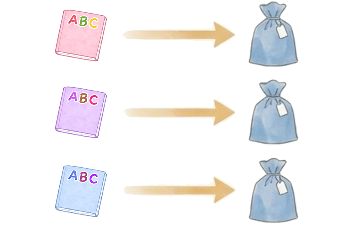 個別ラッピング