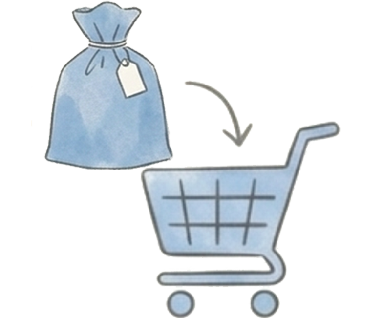 STEP2：ラッピングをカートに入れる