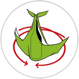 長いものの包み方3