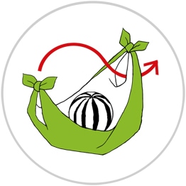 丸いものの包み方3