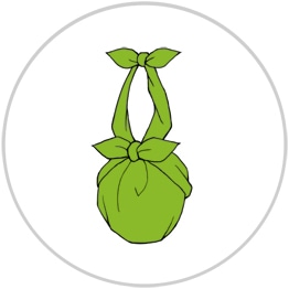 丸いものの包み方4