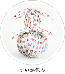 丸いものの包み方