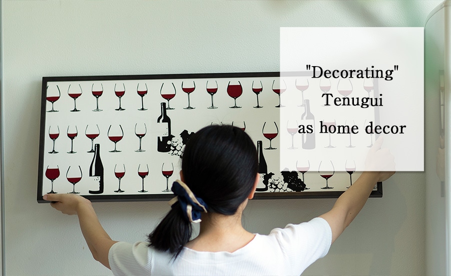 Tenugui as “decorate” Interior
