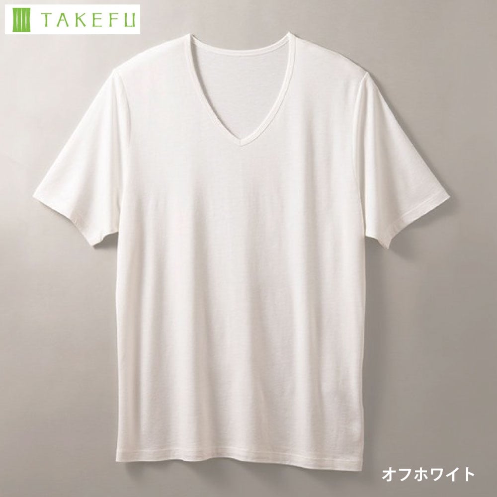 竹布ＶネックＴシャツ