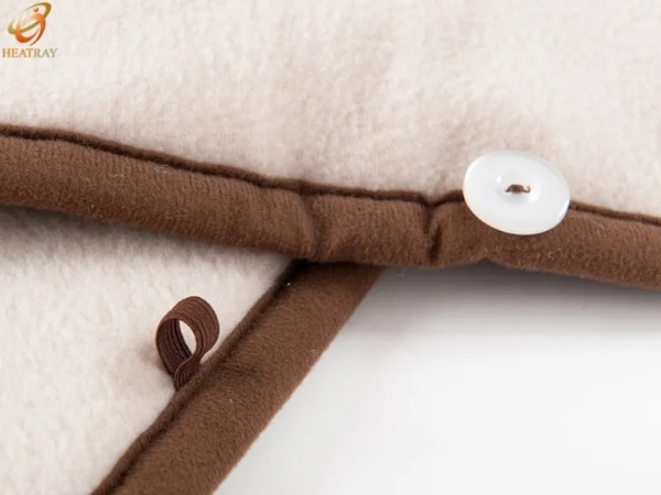 【オーラ蓄熱足湯気分キルト 裏フリースタイプ（半身浴サイズ）