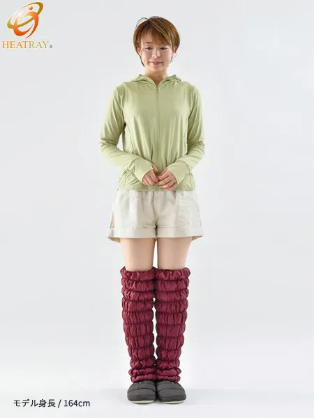 【HEATRAY エアー】もこもこレッグウォーマー ストロング（2枚1組）