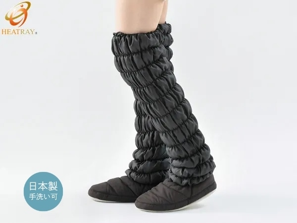【HEATRAY エアー】もこもこレッグウォーマー ストロング（2枚1組）