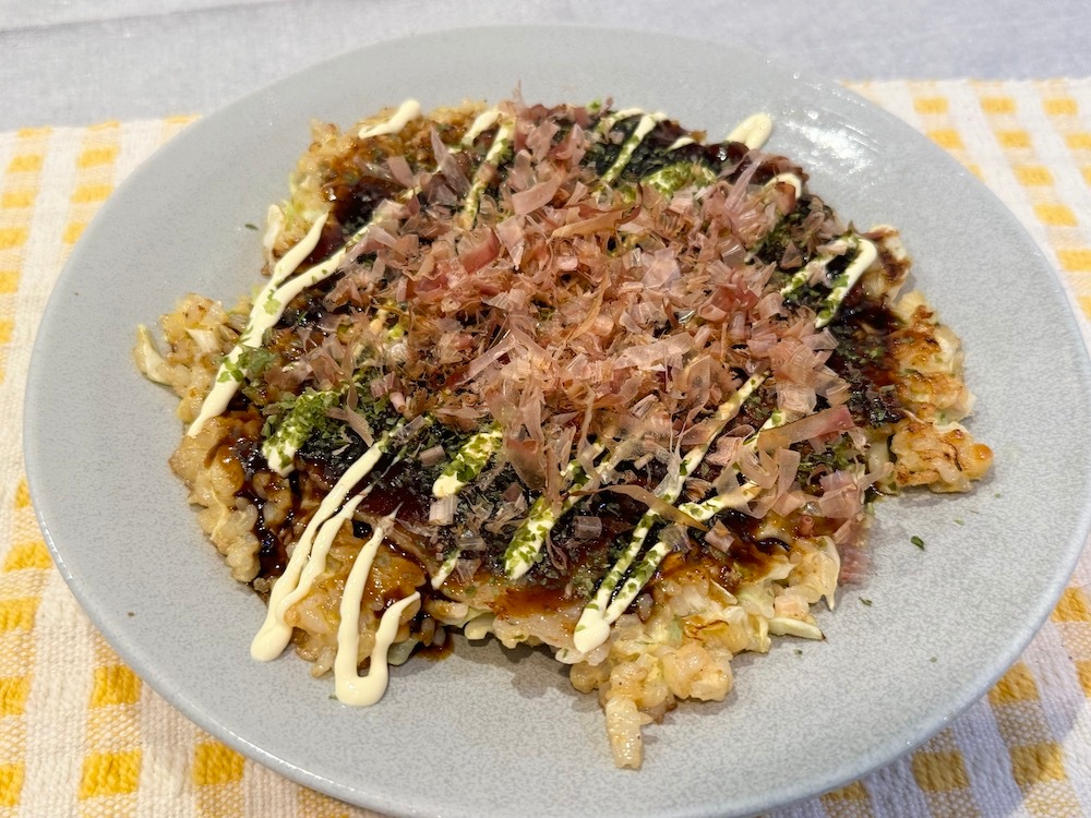 【レシピ紹介】残った玄米でアレンジレシピ『玄米のお好み焼き』カリカリもっちり