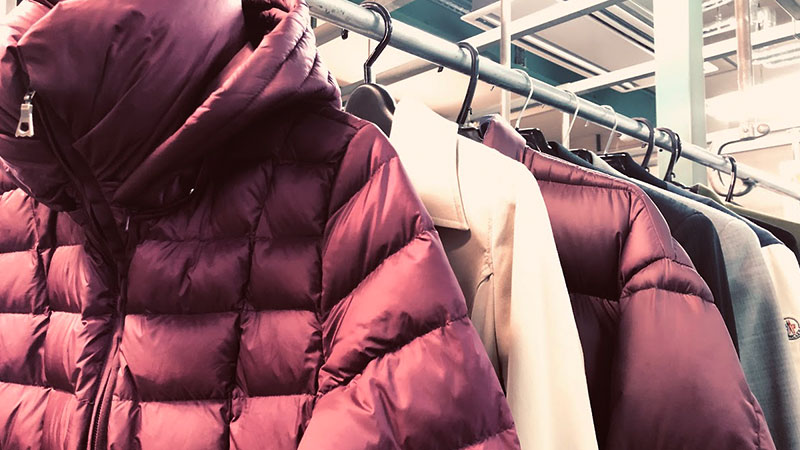 衣類を無料でお預かり