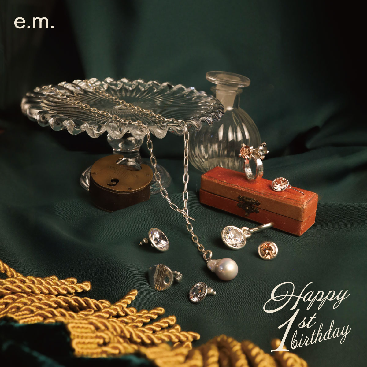 New】e.m.青山店限定<br> 「e.m. AOYAMA Happy 1st birthday」