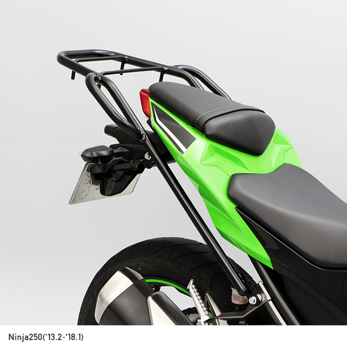 ninja250 エンデュランス製リアキャリア