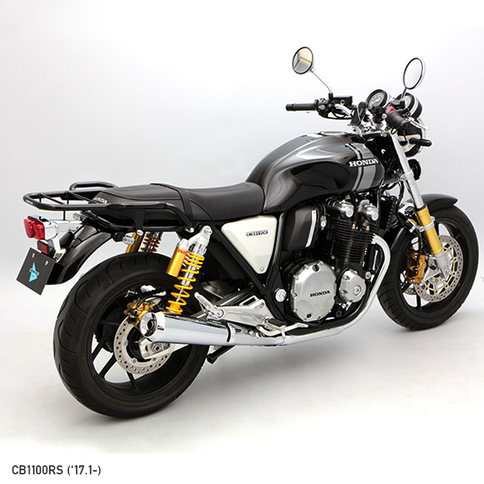 CB1100RS/EX (2017.2～) タンデムグリップ付きリアキャリア＋リアボックスセット50L ブラック-エンデュランス パーツカタログ