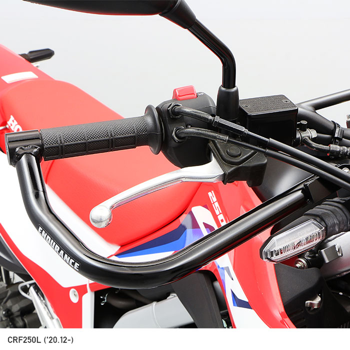 ハンドガード ナックルガード ホワイト 芯入 XLR250BAJA XLR250R CR125R CRF250R XR250 XR250R  XR250モタード TLR250R 感謝価格 - ハンドル