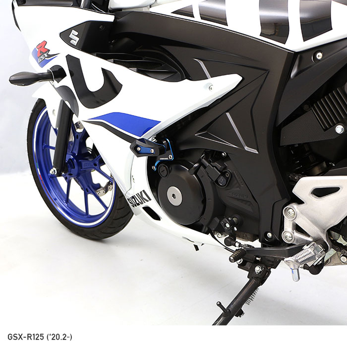 GSX-R125 DL33B エンジンスライダー セット(ブラック／レッド) -エンデュランス パーツカタログ