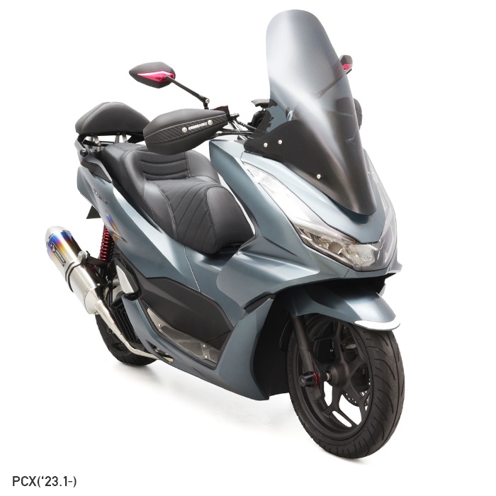 【8月上旬入荷予定】PCX JK05 PCX160 KF47 ロングウインドスクリーン (スモーク)-エンデュランス パーツカタログ