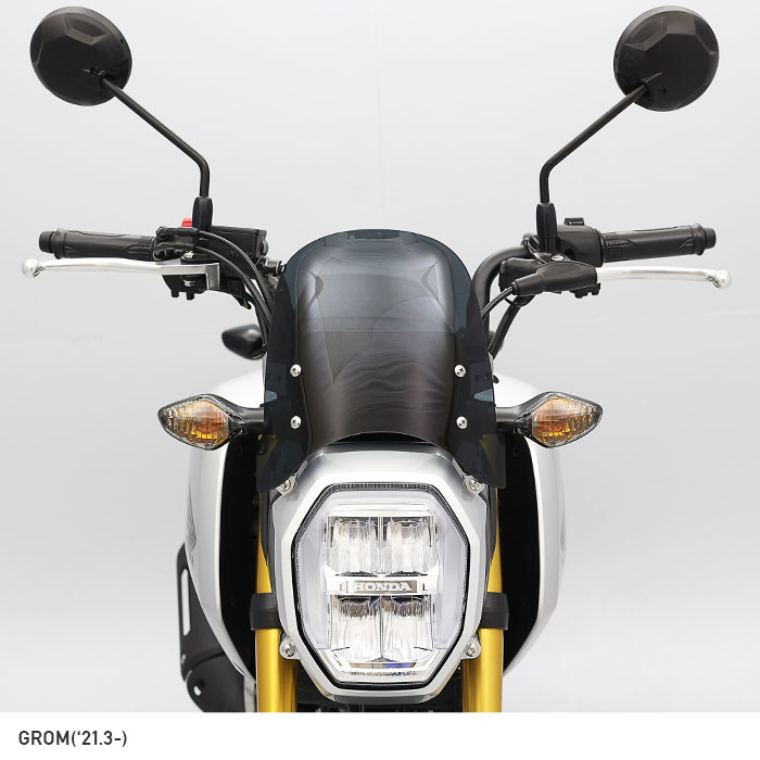 海外限定 武川 メーターバイザーキット スモーク スーパーカブC125 SP09-11-0089