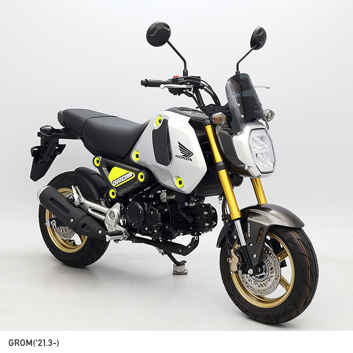 GROM グロム JC92 メーターバイザーセット(スモーク)＋取り付けキット