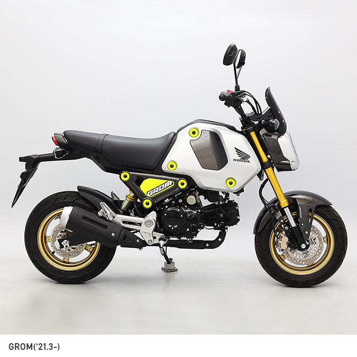 GROM グロム JC92 メーターバイザーセット(スモーク)＋取り付けキット