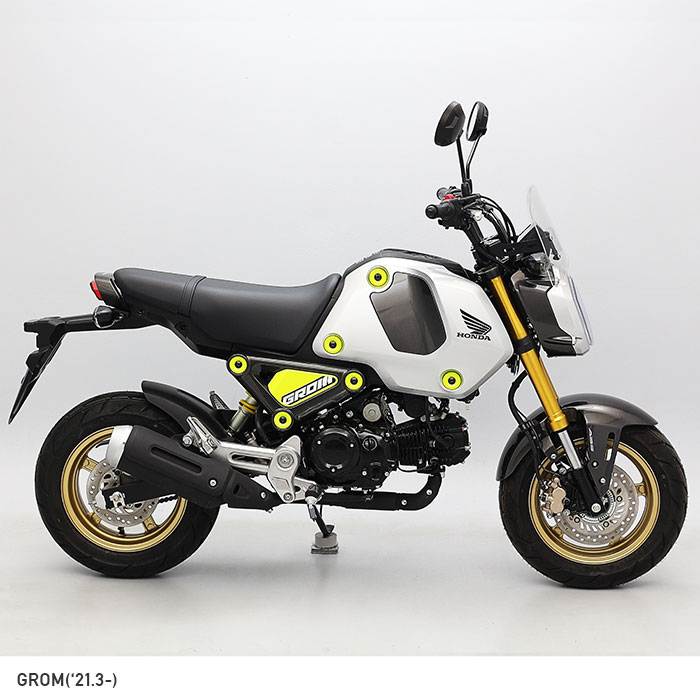 GROM グロム JC92 メーターバイザーセット(クリア)＋取り付けキット