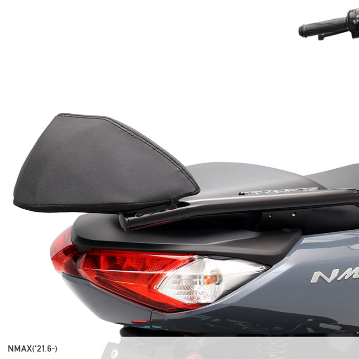 NMAX SEG6J NMAX155 SG66J バックレスト(ブラック)＋グラブバーセット バイク | パーツ,キャリア関連,グラブバー・バックレストセット  | エンデュランス パーツカタログ