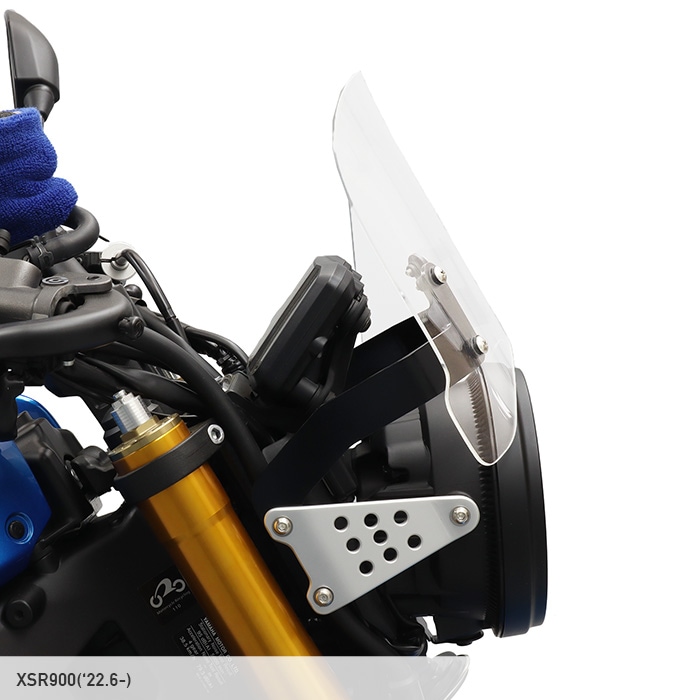 XSR900 RN80J メーターバイザーセット（クリア）＋取り付けキット
