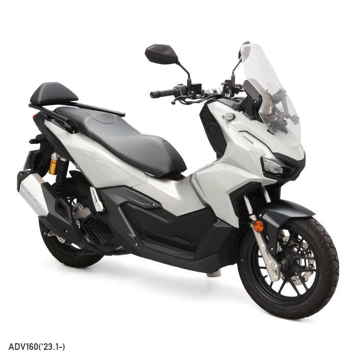 10月上旬入荷予定】ADV160 KF54 バックレスト(カーボン)＋グラブバー