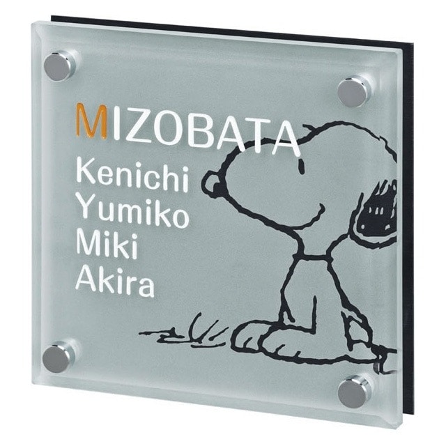 SNOOPY ���̡��ԡ� ɽ�� ���饹 SPSGM-A-3