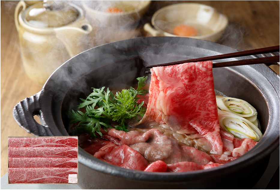 黒毛和牛肩ロースすき焼き用