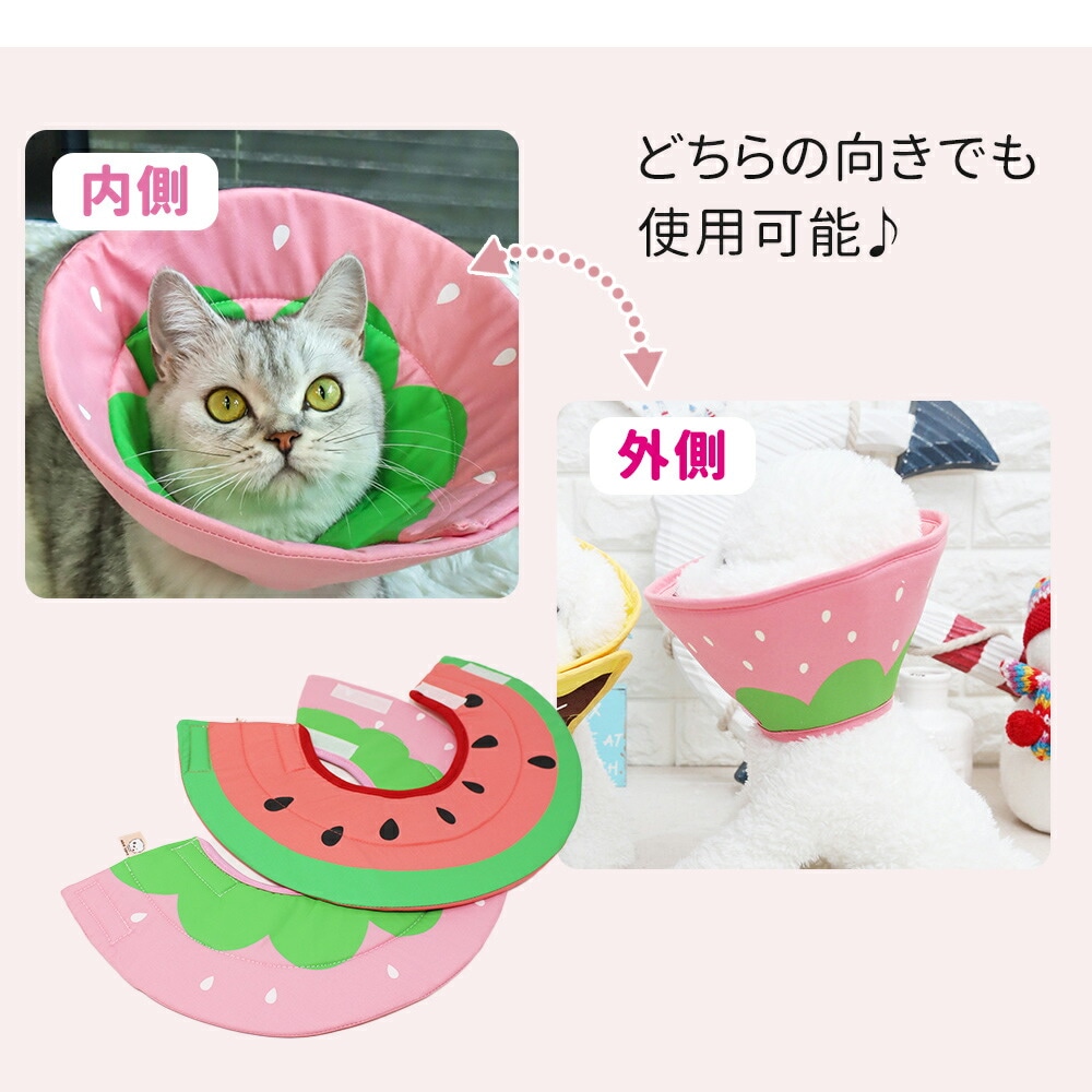 エリザベスカラー 2枚 セット ソフト 犬 猫 おしゃれ かわいい 軽い