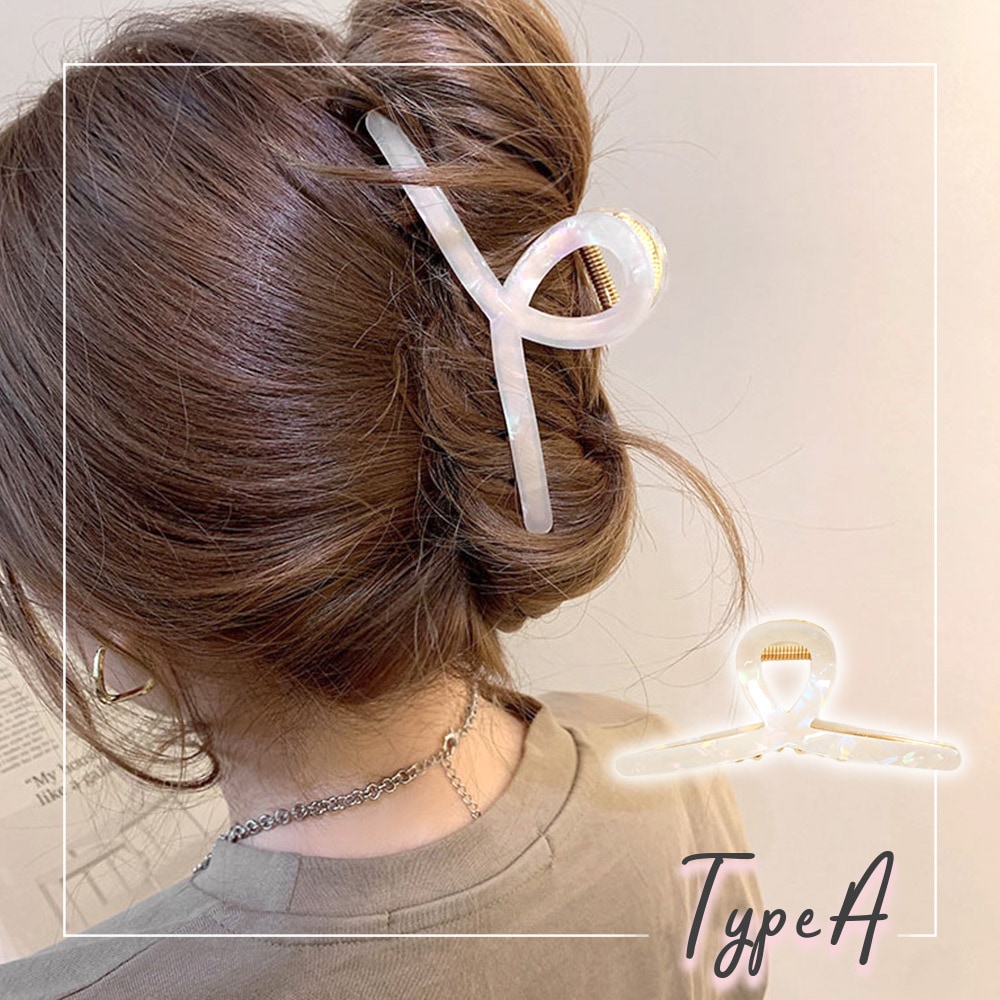 バンスクリップ ヘアクリップ おまけ付き ヘアアクセ バンズクリップ